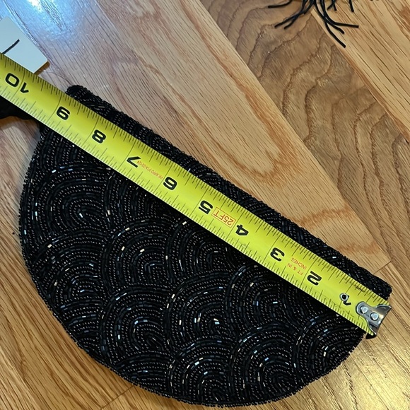 Anthropologie Half-Moon Sequin Clutch Bag NWT - Picture 7 of 9